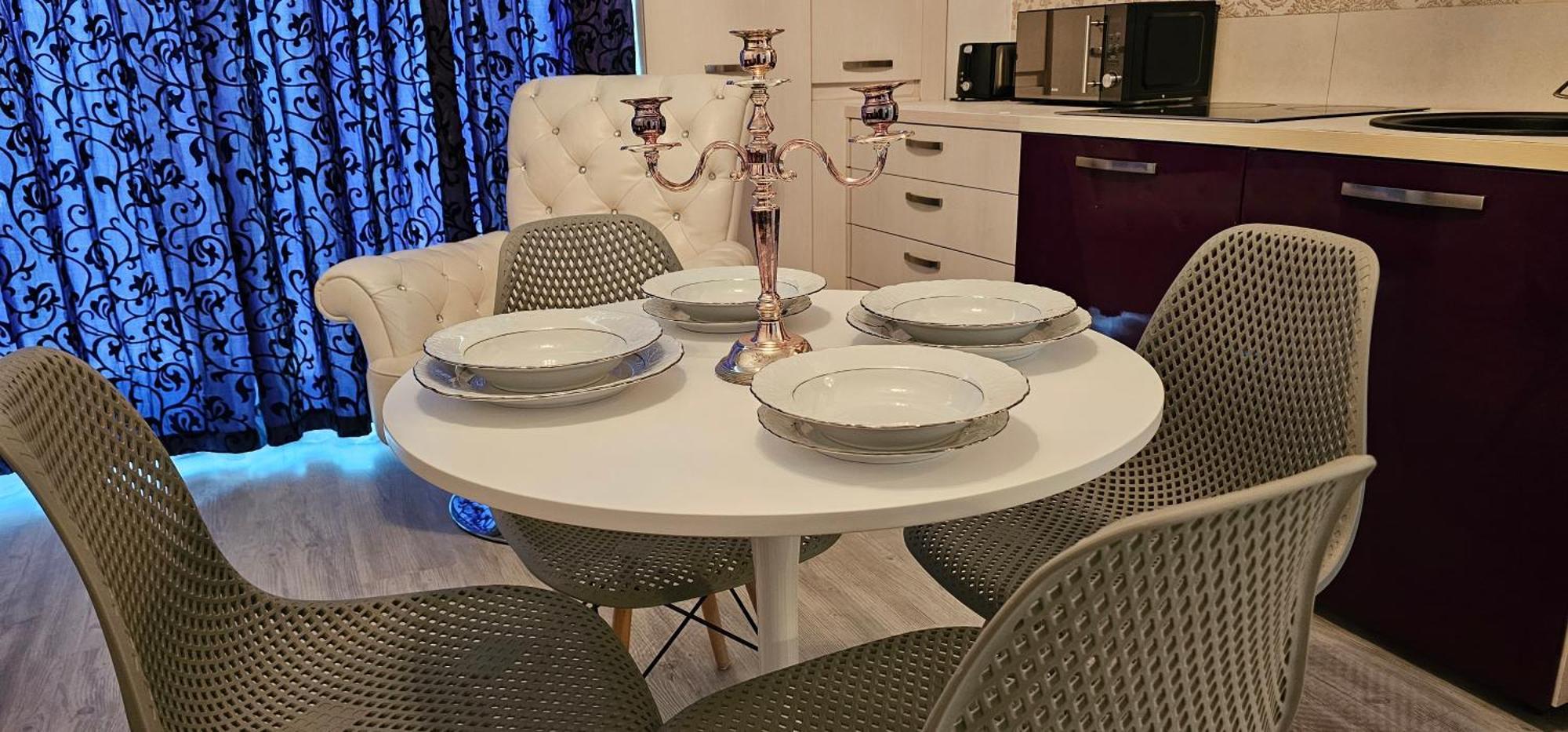 Luxury Aparthotel Promenada In Building Stefan Prima Linie La Mare Navodari Bagian luar foto